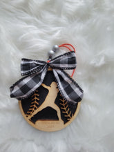 Load image into Gallery viewer, Softball Ornament