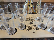 Load image into Gallery viewer, Cheers to the New Year Shot Board