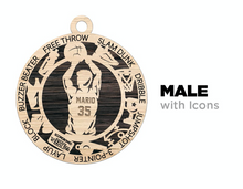 Load image into Gallery viewer, Stadium Series Ornament Basketball