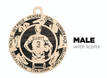 Load image into Gallery viewer, Stadium Series Ornament Soccer